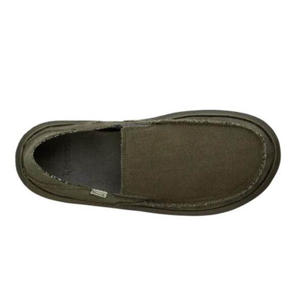 Sanuk Men\'s Army Vagabond ST Donny Hemp Loafers Shoes Size 11 main image 10